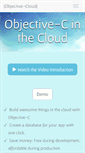 Mobile Screenshot of objective-cloud.com